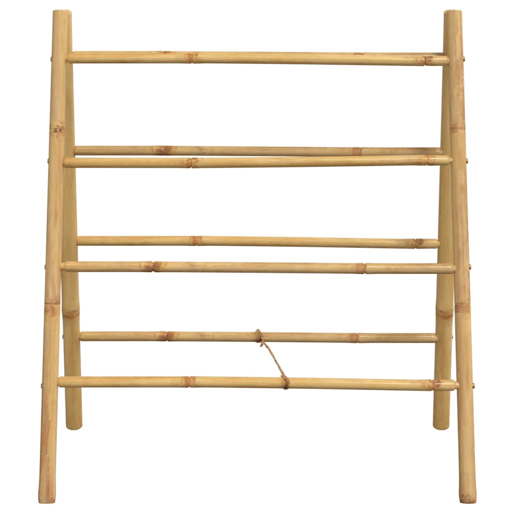 Handdoekladder met 4 sporten 90x50x100 cm bamboe is nu te koop bij PeponiXL, paradijselijk wonen!