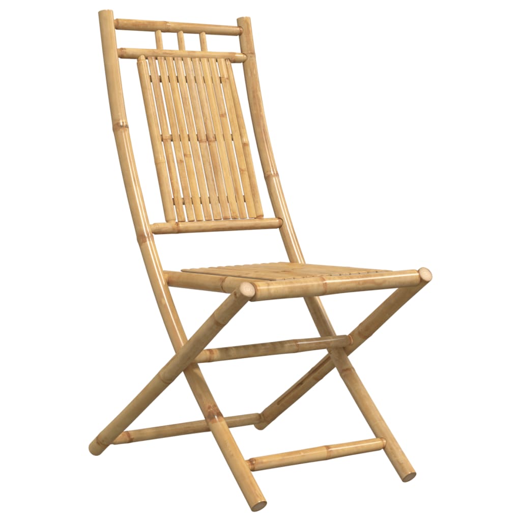 Tuinstoelen 2 st inklapbaar 46x66x99 bamboe is nu te koop bij PeponiXL, paradijselijk wonen!
