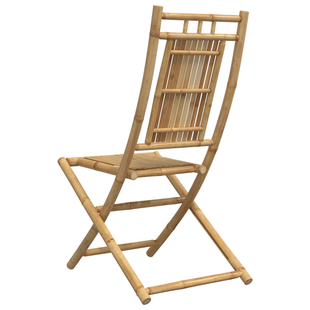 Tuinstoelen 2 st inklapbaar 46x66x99 bamboe is nu te koop bij PeponiXL, paradijselijk wonen!