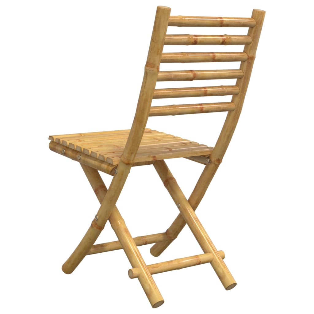 Tuinstoelen 2 st inklapbaar 43x54x88 bamboe is nu te koop bij PeponiXL, paradijselijk wonen!