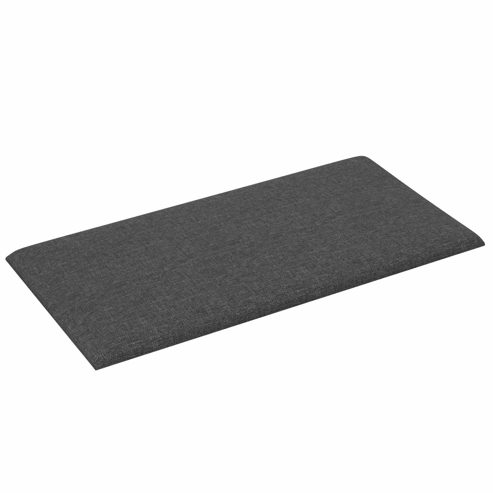 Wandhoofdbord 12 pcs Donkergrijs 30 x 15 cm Stof is nu te koop bij PeponiXL, paradijselijk wonen!