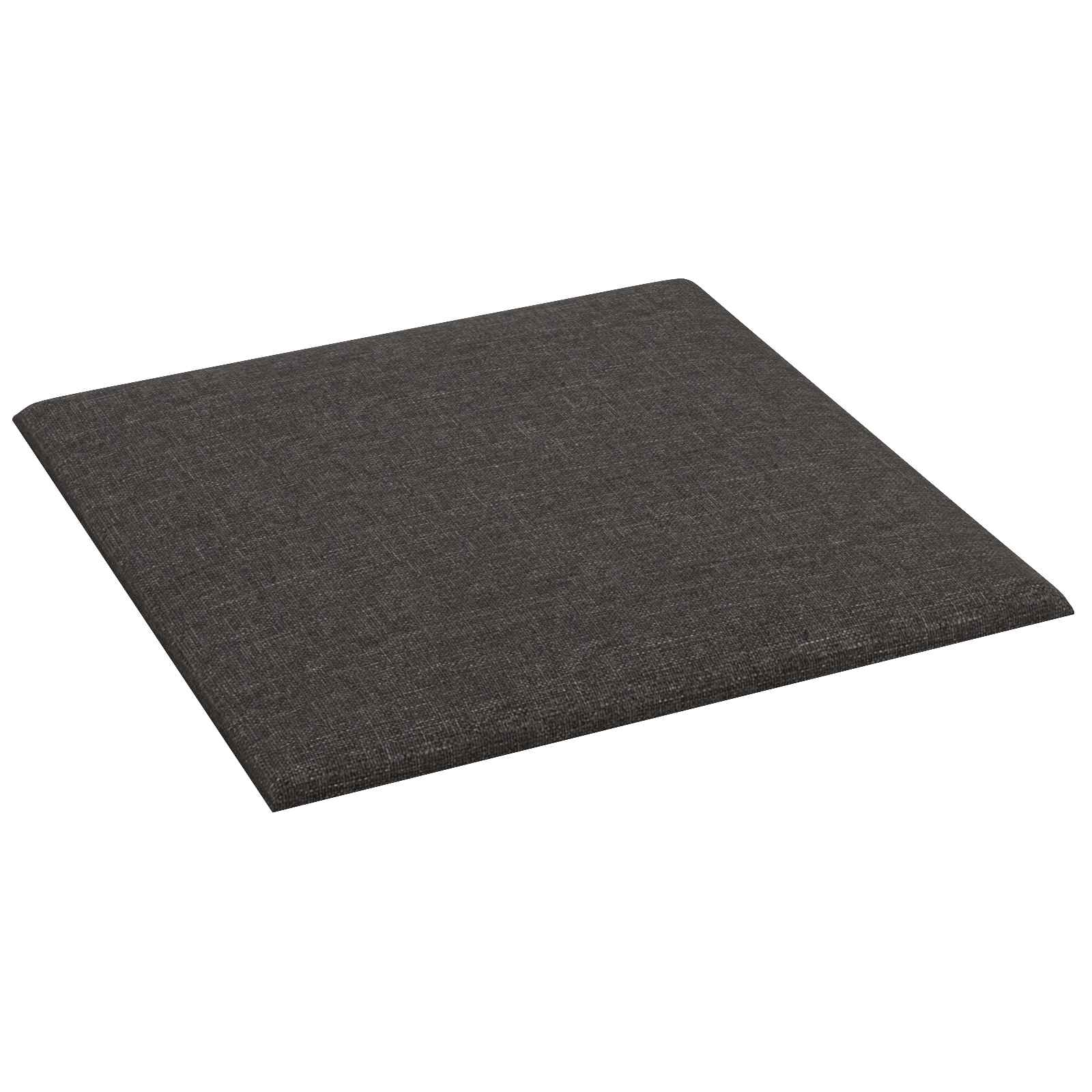 Wandhoofdbord 12 pcs Donkergrijs 30 x 30 cm Stof is nu te koop bij PeponiXL, paradijselijk wonen!