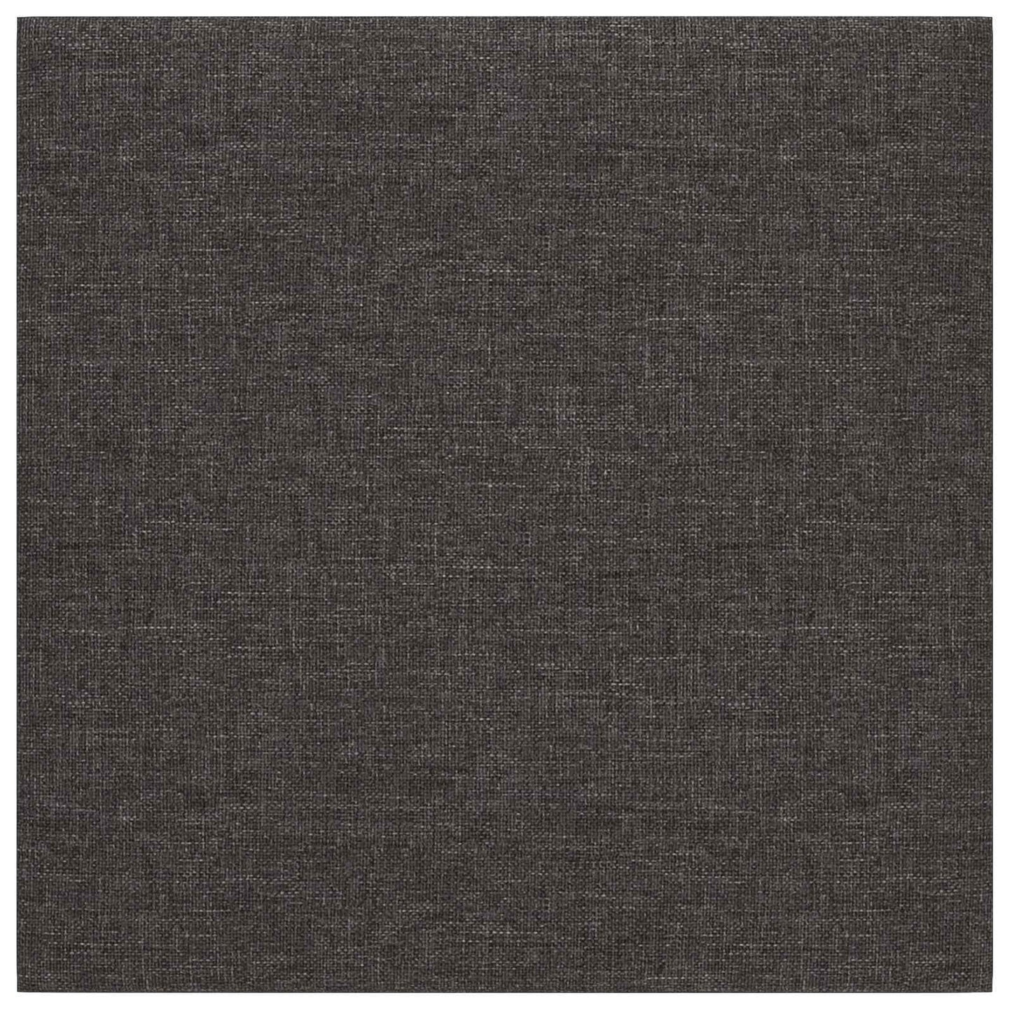 Wandhoofdbord 12 pcs Donkergrijs 30 x 30 cm Stof is nu te koop bij PeponiXL, paradijselijk wonen!