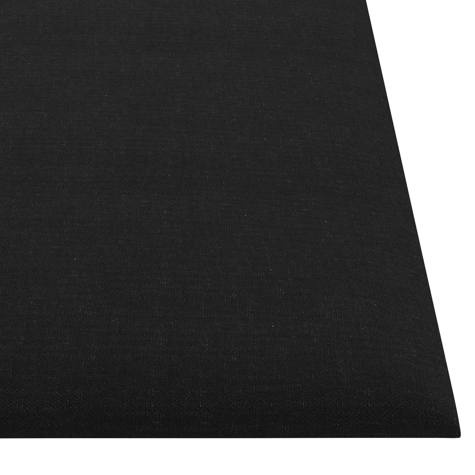 Wandhoofdbord 12 pcs Zwart 30 x 30 cm Stof is nu te koop bij PeponiXL, paradijselijk wonen!