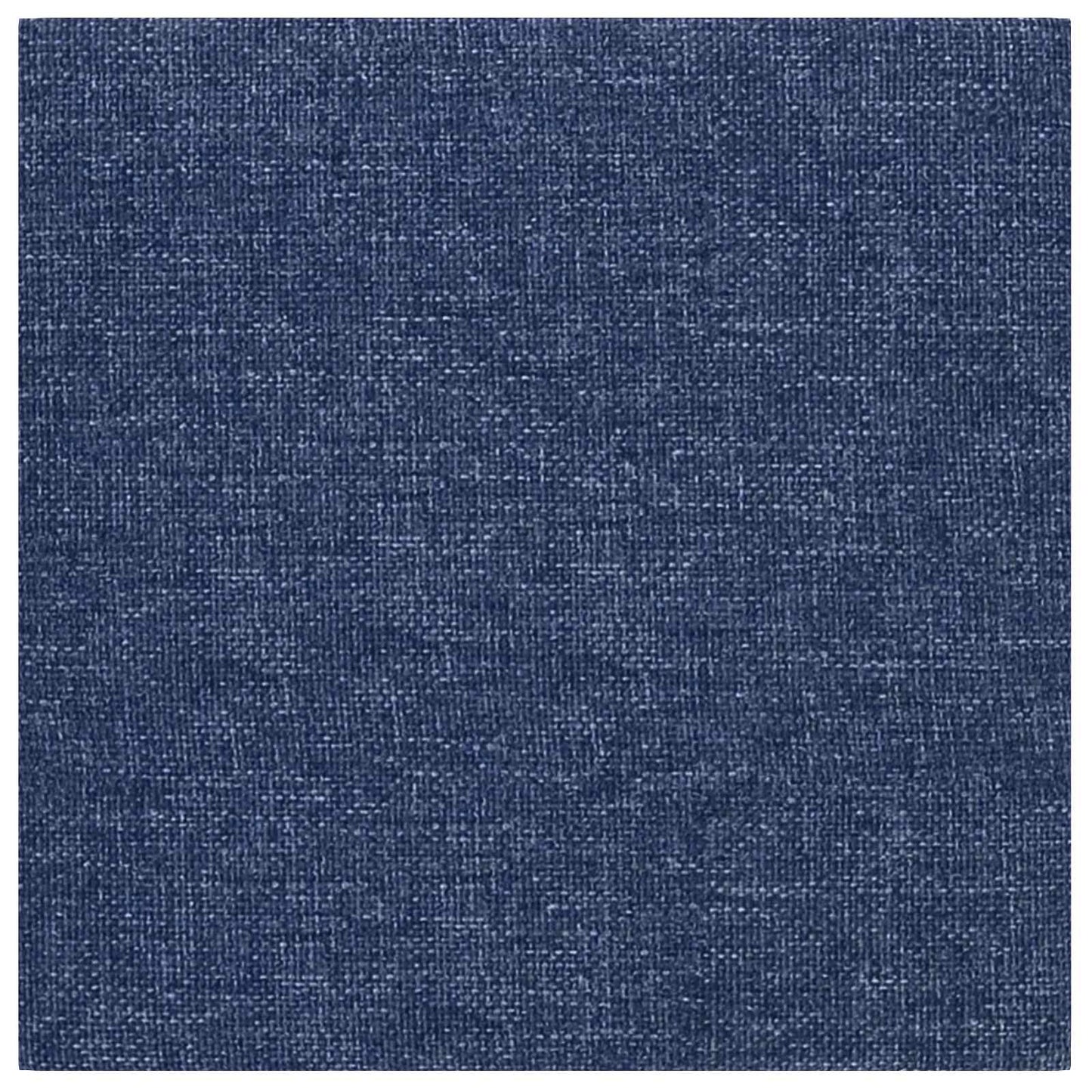 Wandhoofdbord 12 pcs Blauw 30 x 30 cm Stof is nu te koop bij PeponiXL, paradijselijk wonen!