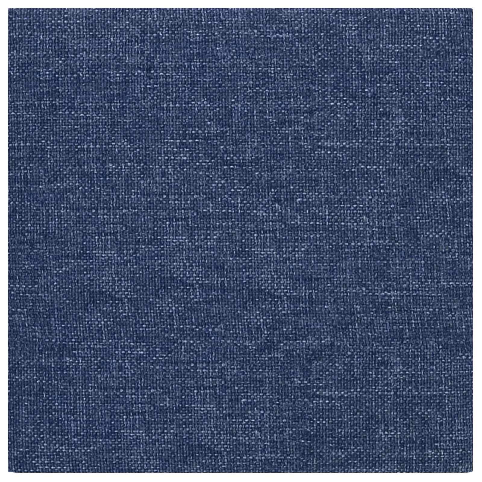 Wandhoofdbord 12 pcs Blauw 30 x 30 cm Stof is nu te koop bij PeponiXL, paradijselijk wonen!