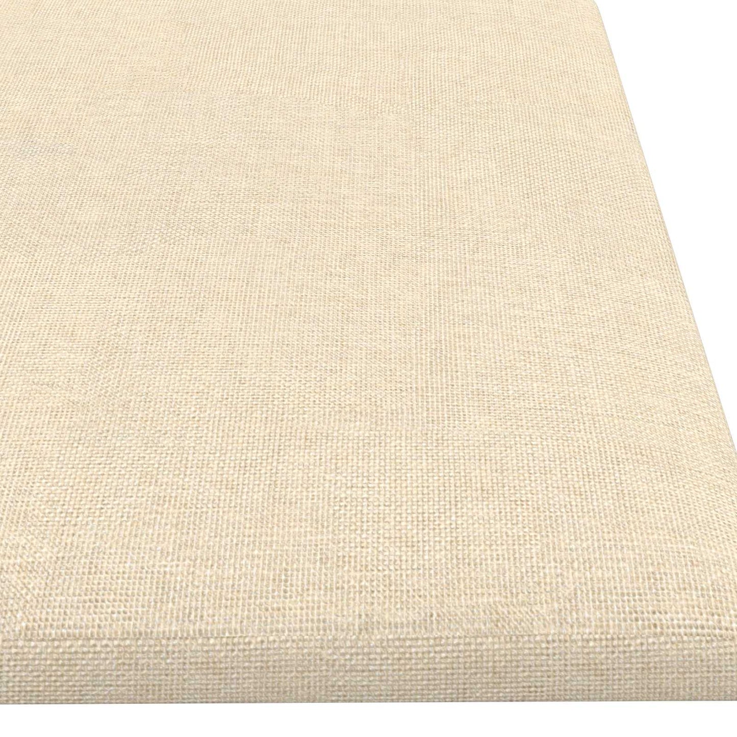 Wandhoofdbord 12 pcs Crème 60 x 15 cm Stof is nu te koop bij PeponiXL, paradijselijk wonen!