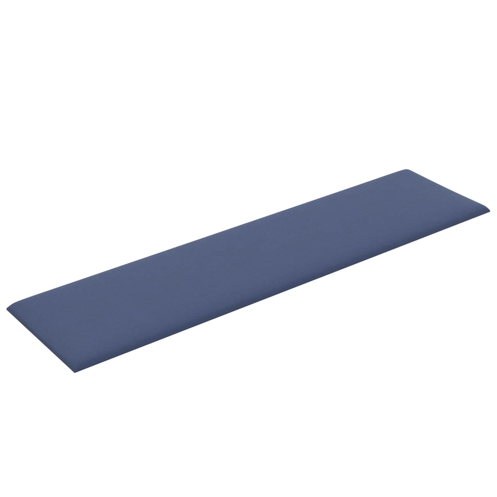 Wandhoofdbord 12 pcs Blauw 60 x 15 cm Stof is nu te koop bij PeponiXL, paradijselijk wonen!