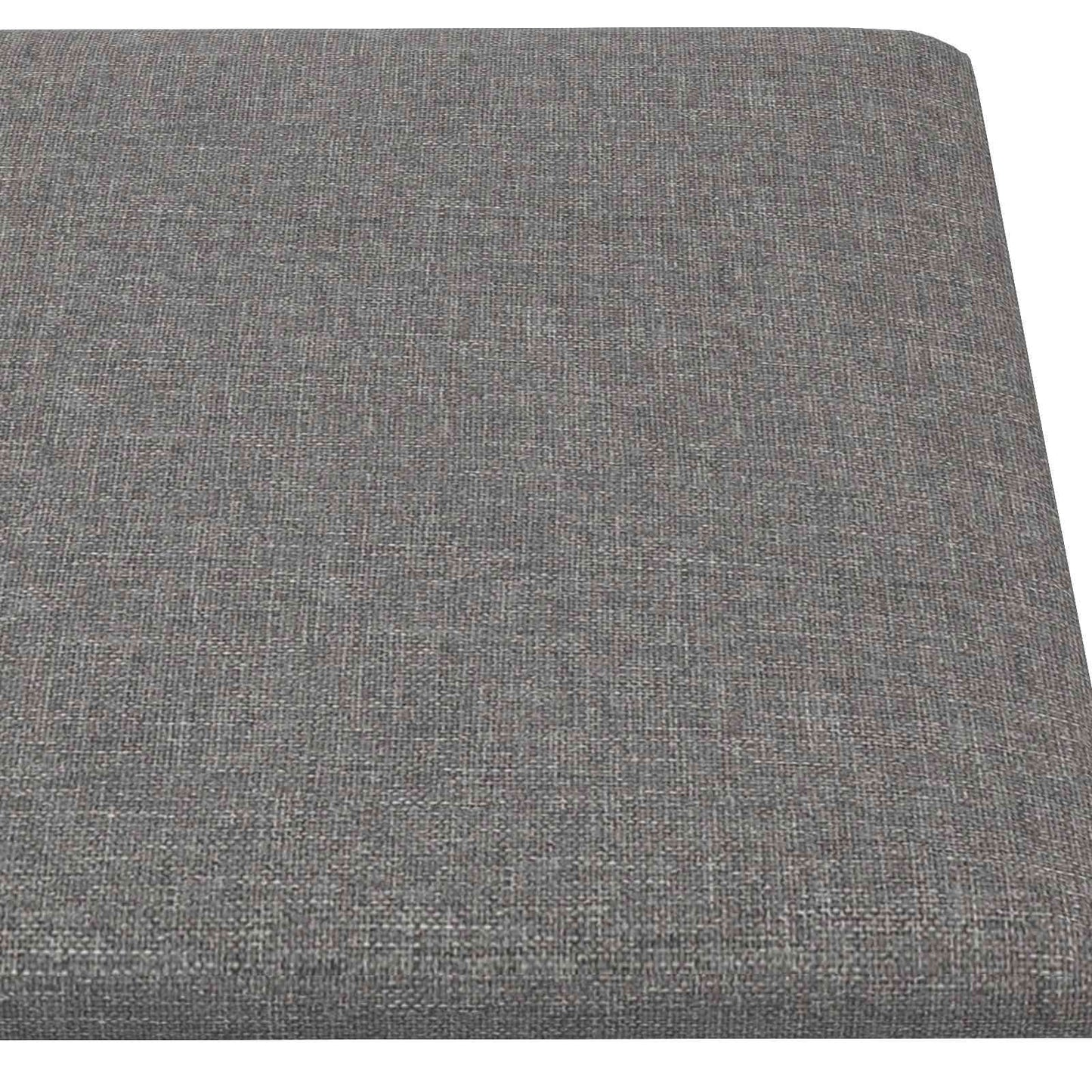Wandhoofdbord 12 pcs Lichtgrijs 60 x 30 cm Stof is nu te koop bij PeponiXL, paradijselijk wonen!
