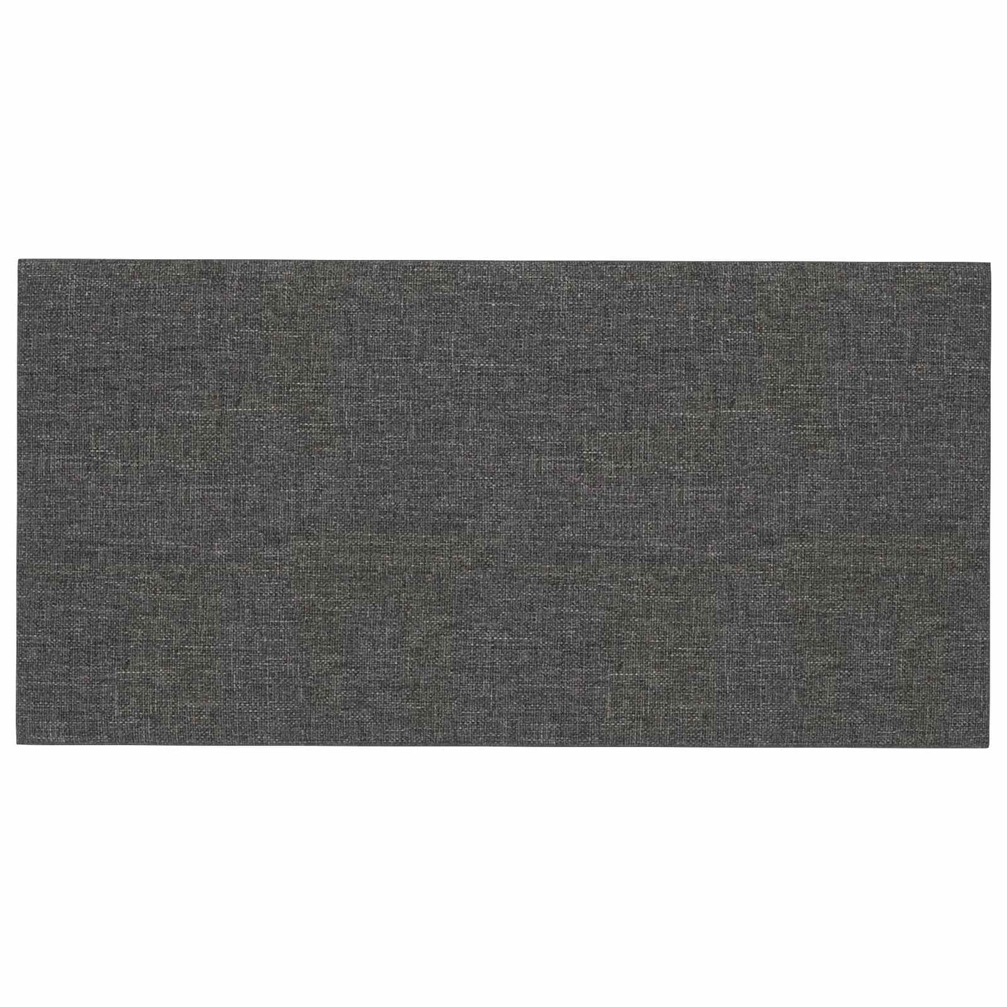 Wandhoofdbord 12 pcs Donkergrijs 60 x 30 cm Stof is nu te koop bij PeponiXL, paradijselijk wonen!