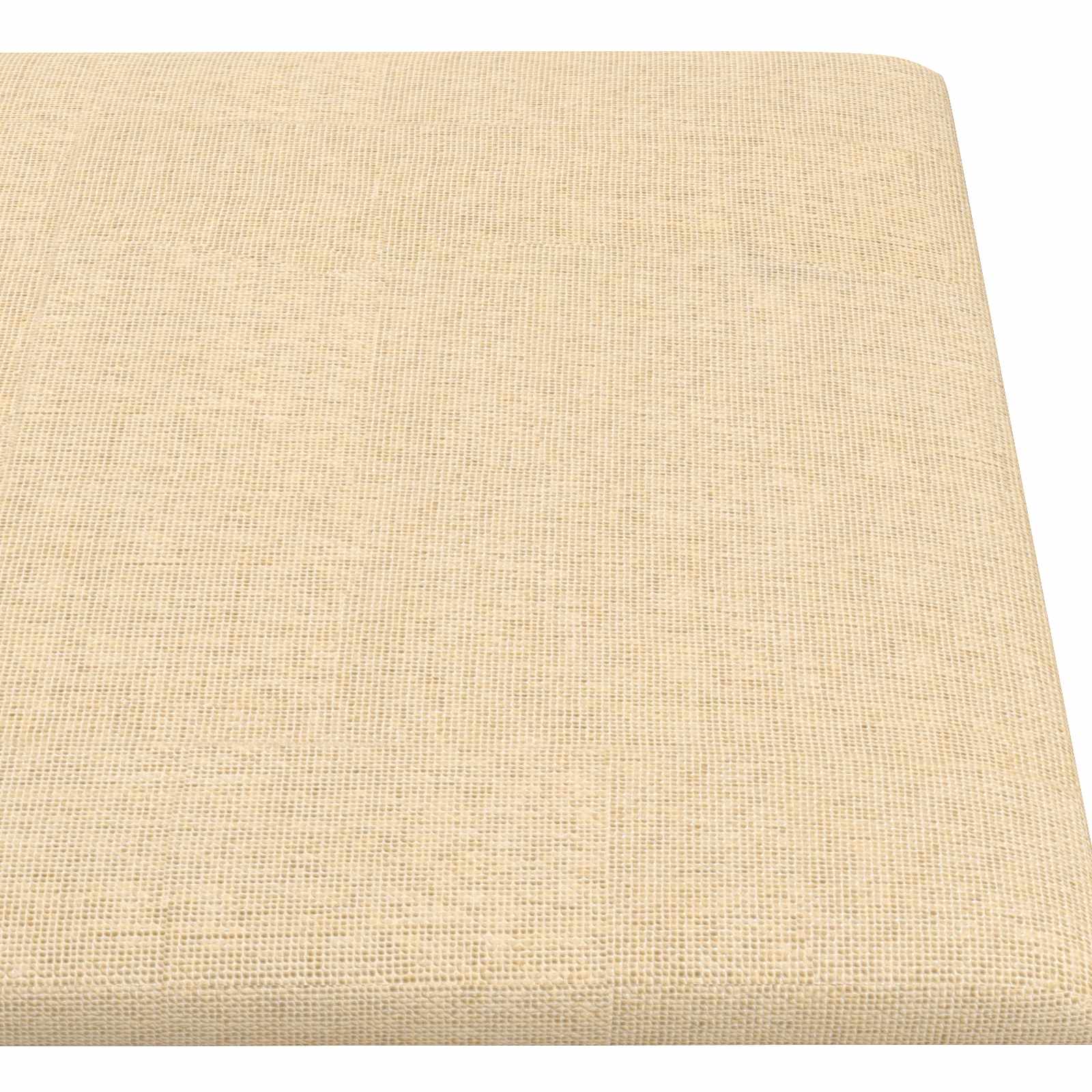 Wandhoofdbord 12 pcs Crème 90 x 15 cm Stof is nu te koop bij PeponiXL, paradijselijk wonen!