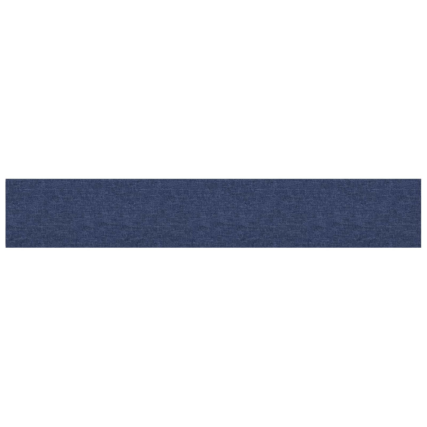 Wandhoofdbord 12 pcs Blauw 90 x 15 cm Stof is nu te koop bij PeponiXL, paradijselijk wonen!