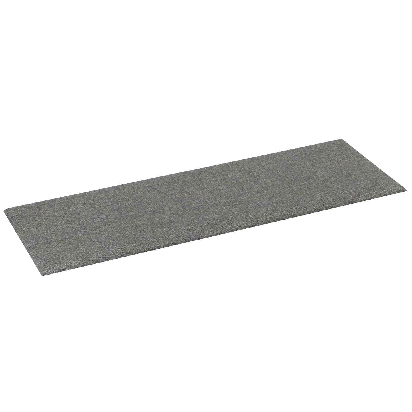 Wandhoofdbord 12 pcs Lichtgrijs 90 x 30 cm Stof is nu te koop bij PeponiXL, paradijselijk wonen!