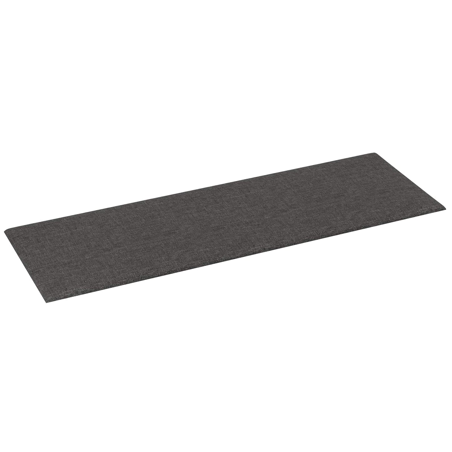 Wandhoofdbord 12 pcs Donkergrijs 90 x 30 cm Stof is nu te koop bij PeponiXL, paradijselijk wonen!