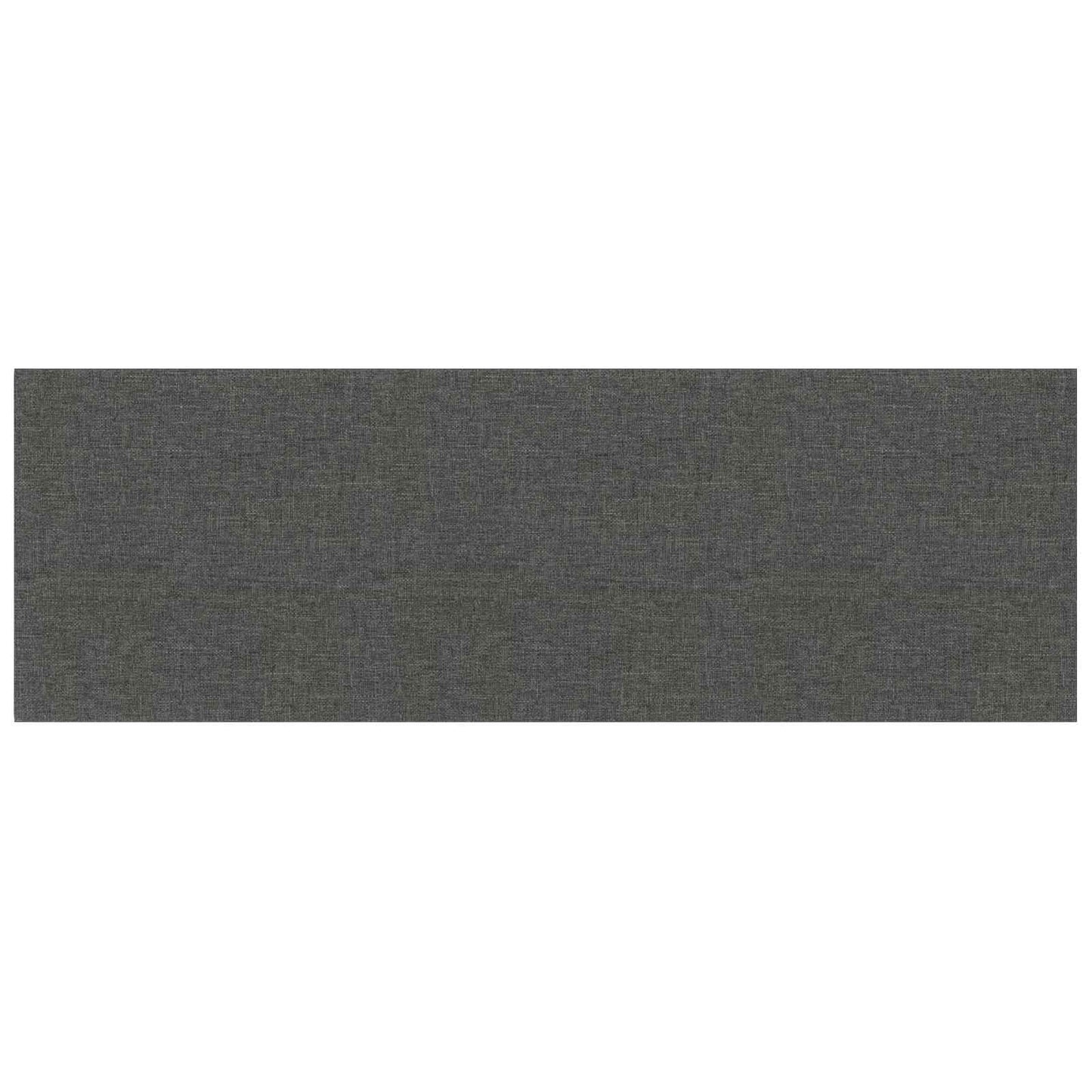 Wandhoofdbord 12 pcs Donkergrijs 90 x 30 cm Stof is nu te koop bij PeponiXL, paradijselijk wonen!