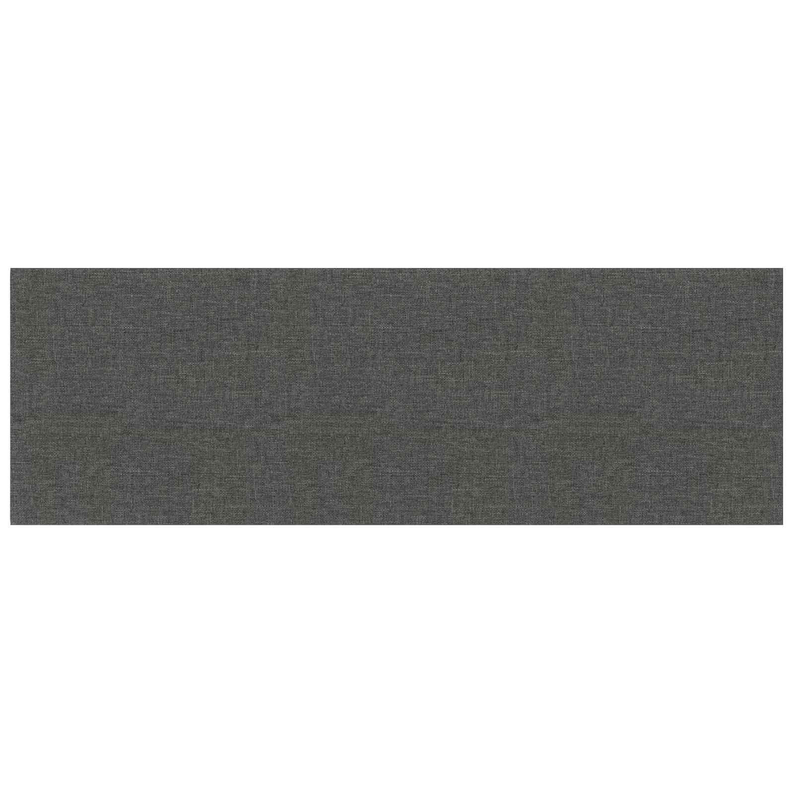Wandhoofdbord 12 pcs Donkergrijs 90 x 30 cm Stof is nu te koop bij PeponiXL, paradijselijk wonen!