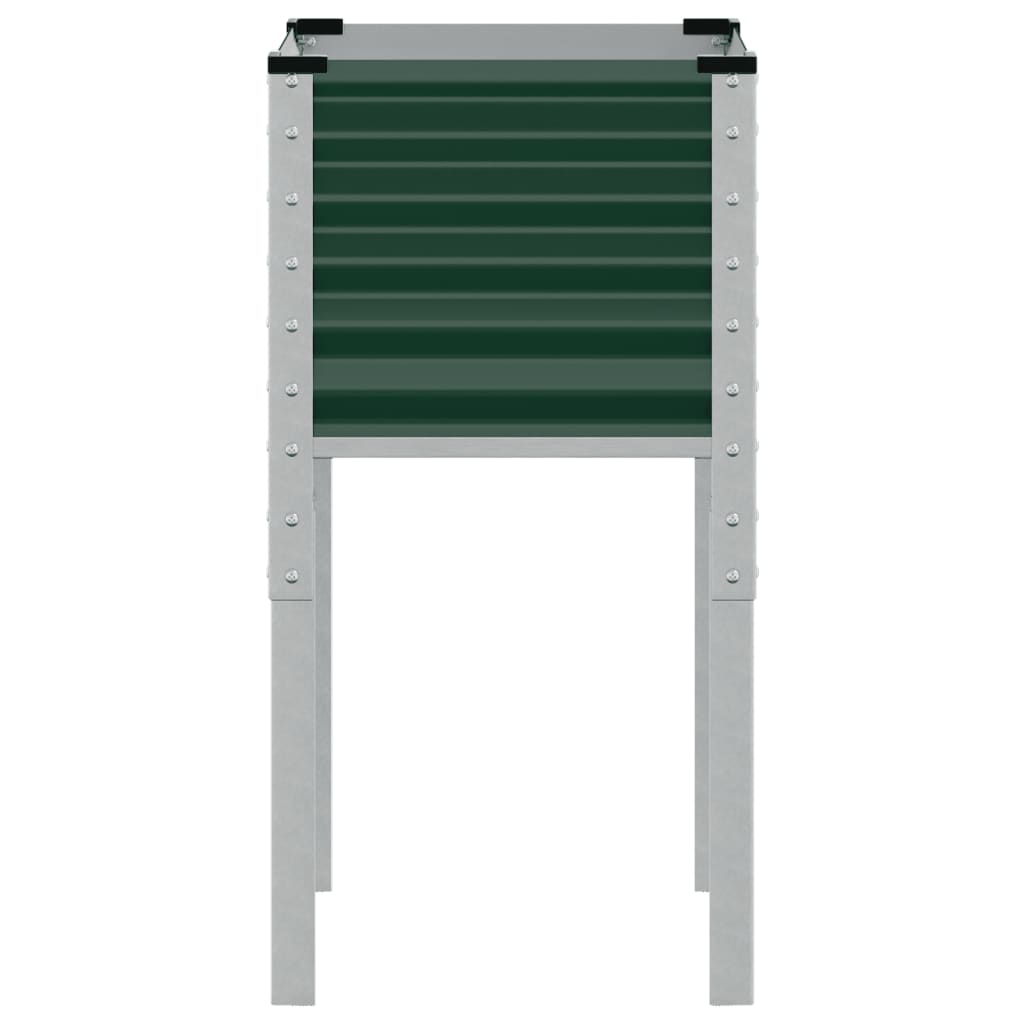 Plantenbak Groen 45x45x88 cm Staal is nu te koop bij PeponiXL, paradijselijk wonen!