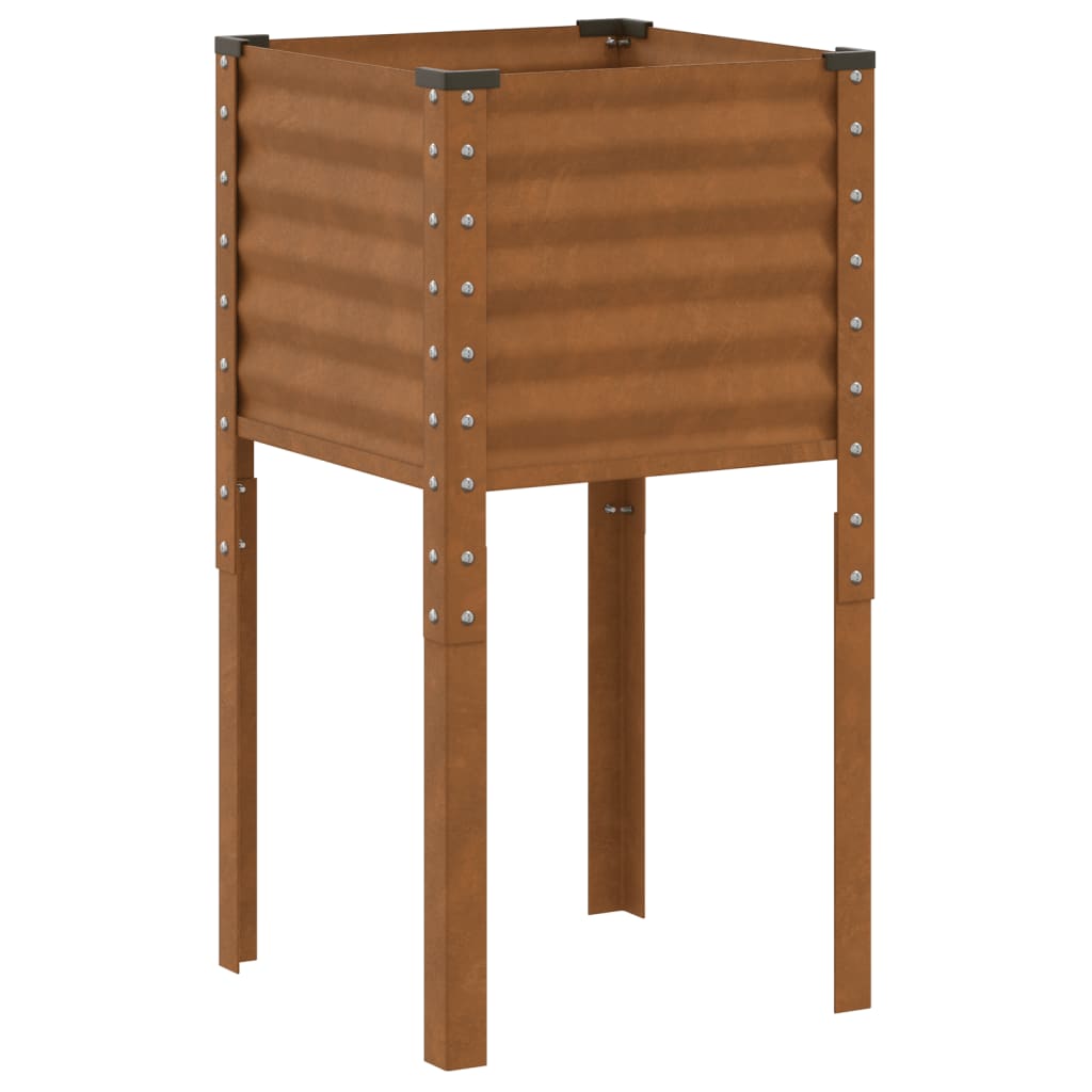 Plantenbak 45x45x88 cm weerbestendig staal is nu te koop bij PeponiXL, paradijselijk wonen!