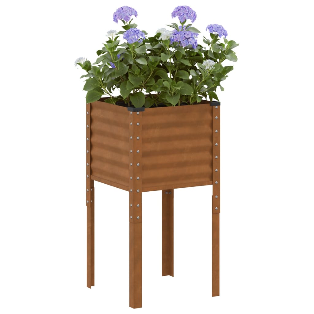 Plantenbak 45x45x88 cm weerbestendig staal is nu te koop bij PeponiXL, paradijselijk wonen!
