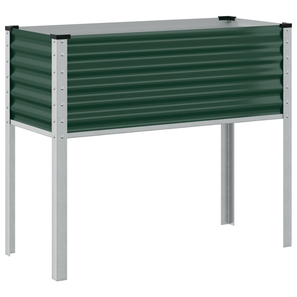 Plantenbak Groen 100x45x90 cm Staal is nu te koop bij PeponiXL, paradijselijk wonen!
