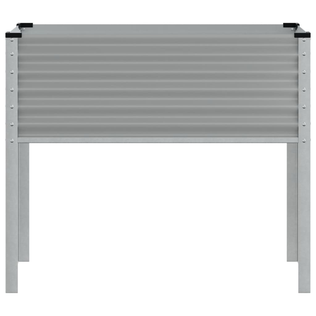 Plantenbak 100x45x90 cm staal grijs is nu te koop bij PeponiXL, paradijselijk wonen!