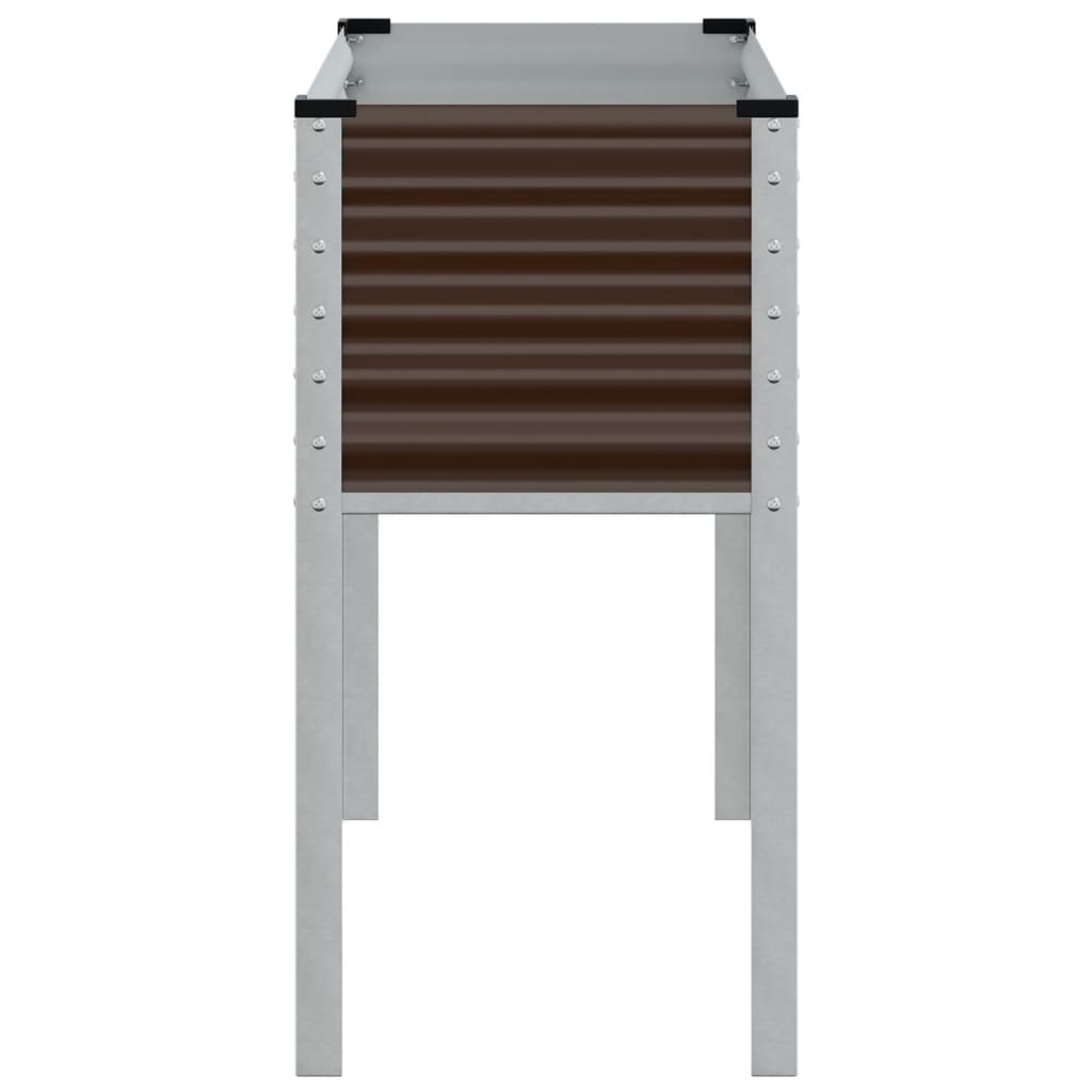 Plantenbak Bruin 100x45x90 cm Staal is nu te koop bij PeponiXL, paradijselijk wonen!