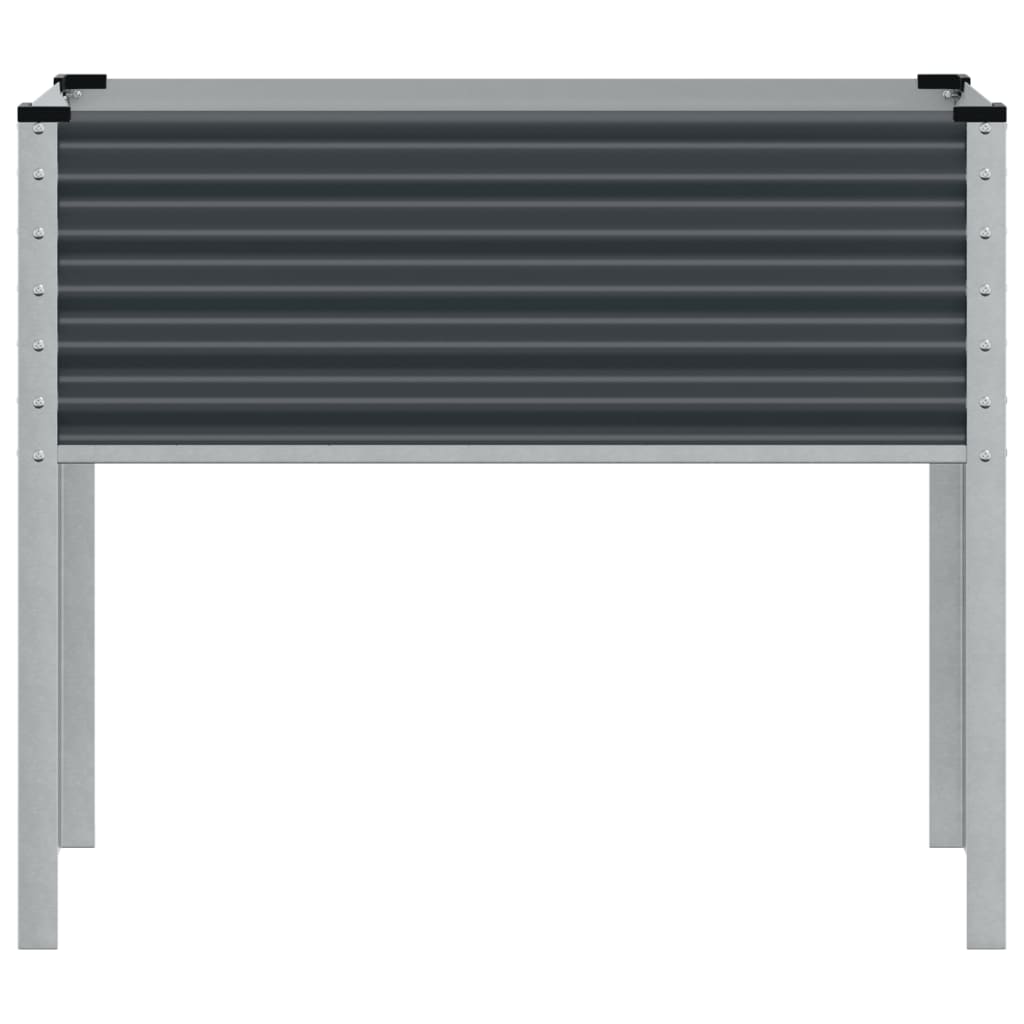 Plantenbak Antraciet 100x45x90 cm Staal is nu te koop bij PeponiXL, paradijselijk wonen!
