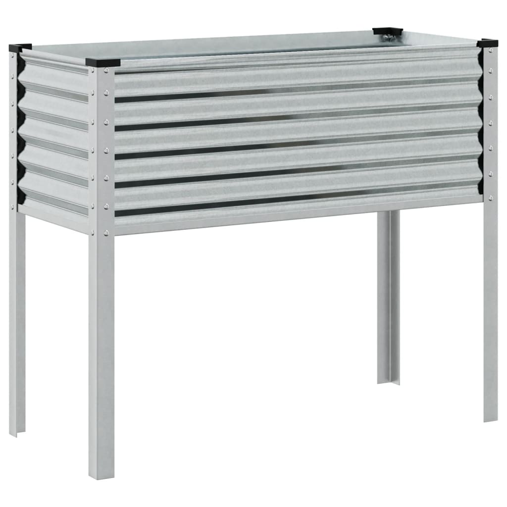 Plantenbak 100x45x90 cm gegalvaniseerd staal is nu te koop bij PeponiXL, paradijselijk wonen!