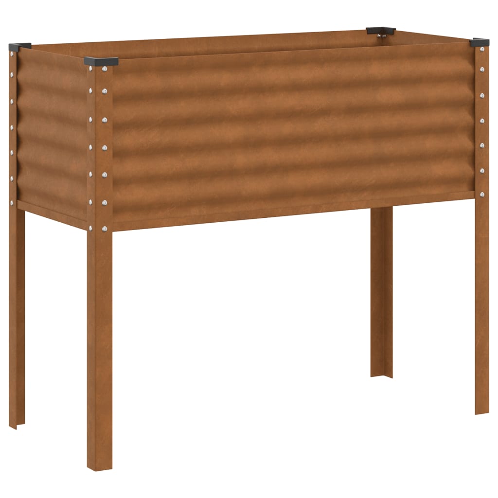 Plantenbak 100x45x90 cm weerbestendig staal is nu te koop bij PeponiXL, paradijselijk wonen!
