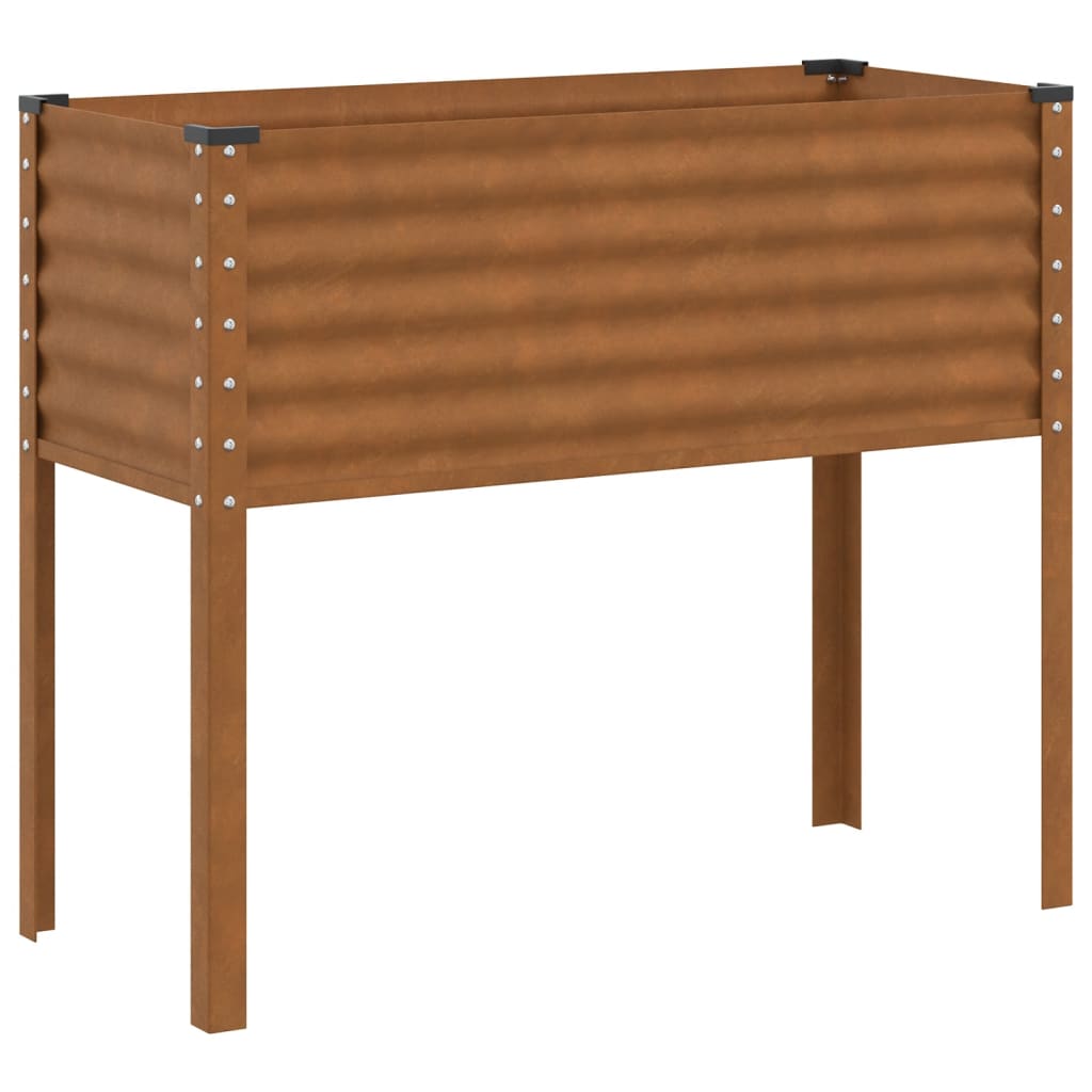 Plantenbak 100x45x90 cm weerbestendig staal is nu te koop bij PeponiXL, paradijselijk wonen!