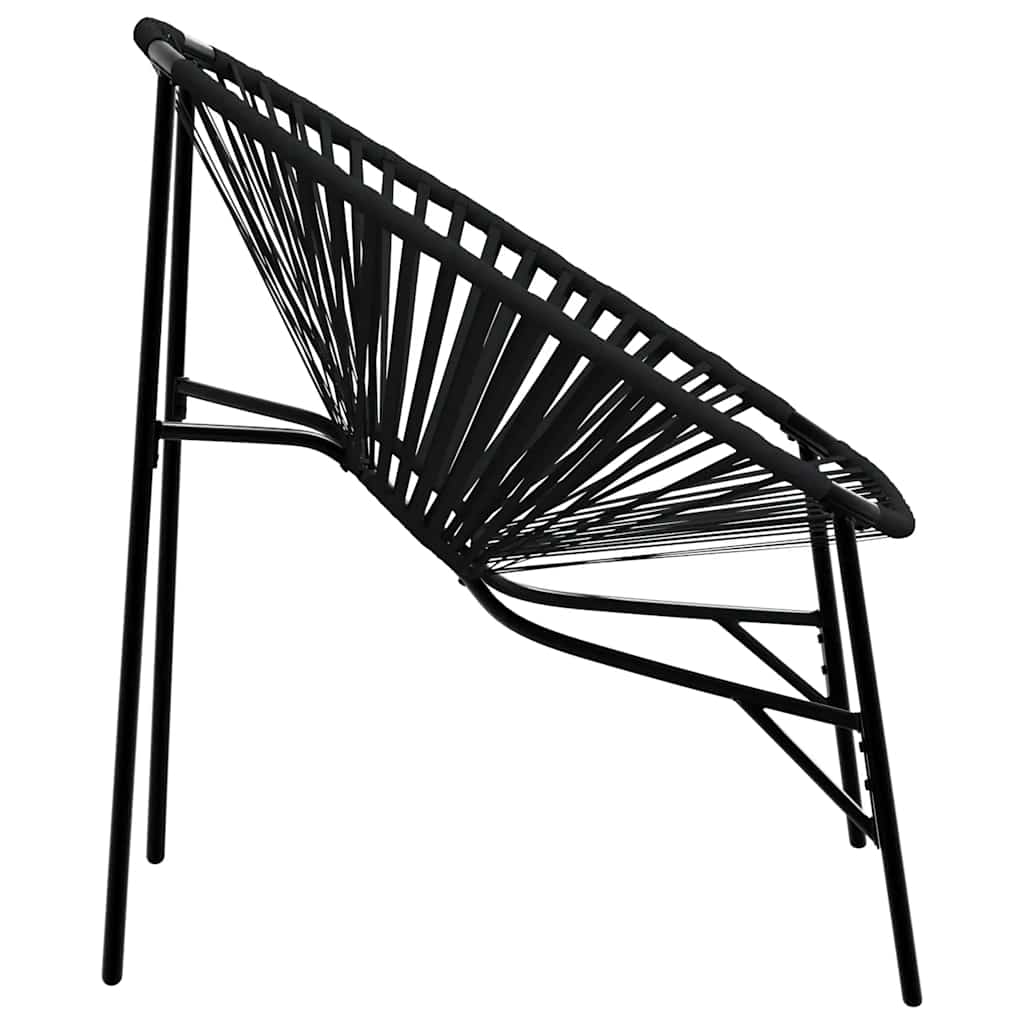 Set tuinstoelen 3-delig poly rattan zwart is nu te koop bij PeponiXL, paradijselijk wonen!