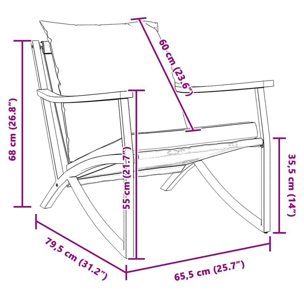 Tuinstoelen 2 st met kussens staal zwart is nu te koop bij PeponiXL, paradijselijk wonen!