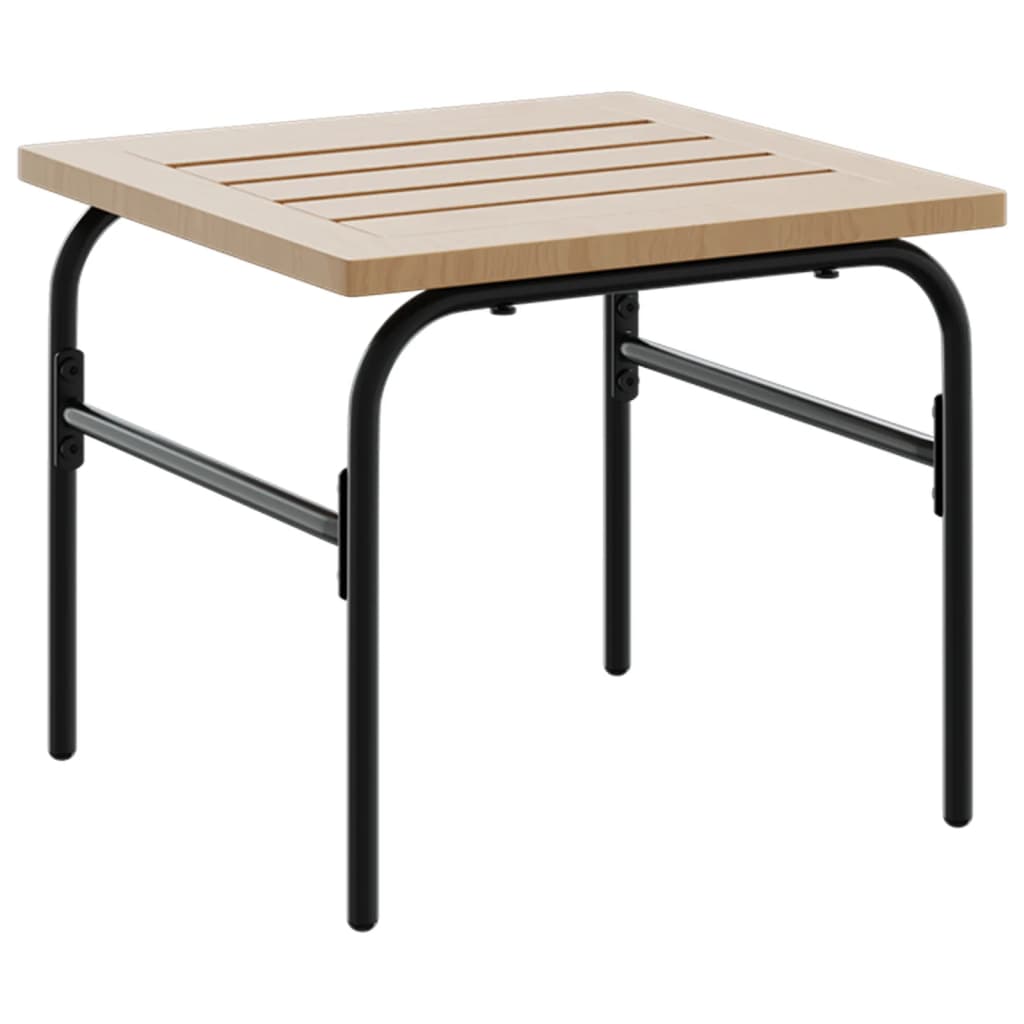 2-delige Tuintafeltjesset staal bruin en zwart is nu te koop bij PeponiXL, paradijselijk wonen!