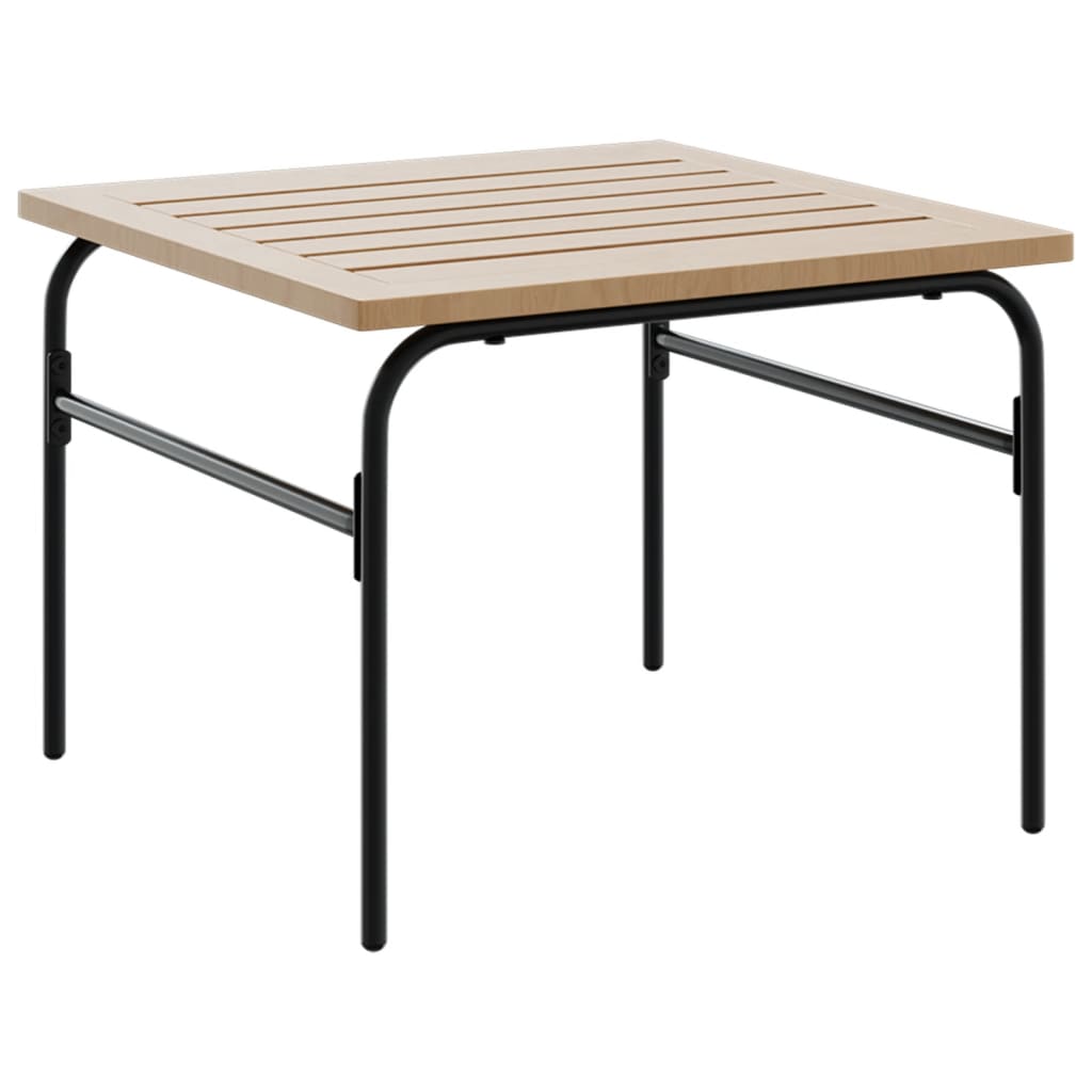 2-delige Tuintafeltjesset staal bruin en zwart is nu te koop bij PeponiXL, paradijselijk wonen!