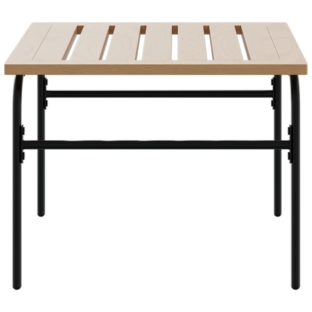 2-delige Tuintafeltjesset staal bruin en zwart is nu te koop bij PeponiXL, paradijselijk wonen!