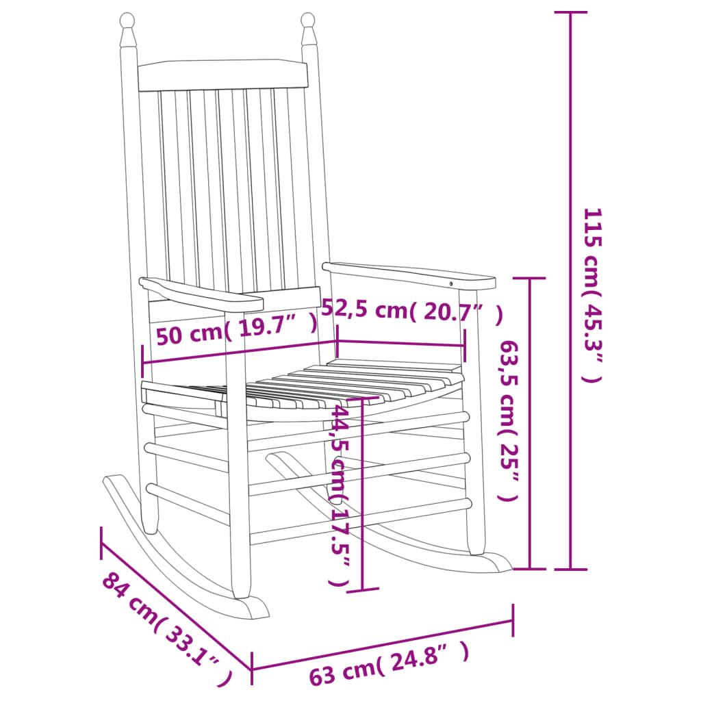 Schommelstoelen met gebogen zitting 2 st populierenhout grijs is nu te koop bij PeponiXL, paradijselijk wonen!