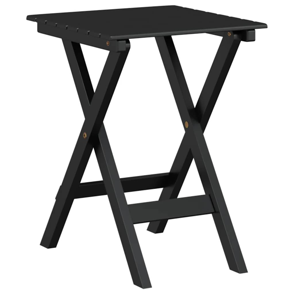 Schommelstoelen 2 st met inklapbare tafel populierenhout zwart is nu te koop bij PeponiXL, paradijselijk wonen!