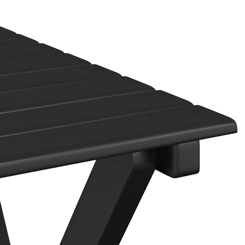 Schommelstoelen 2 st met inklapbare tafel populierenhout zwart is nu te koop bij PeponiXL, paradijselijk wonen!