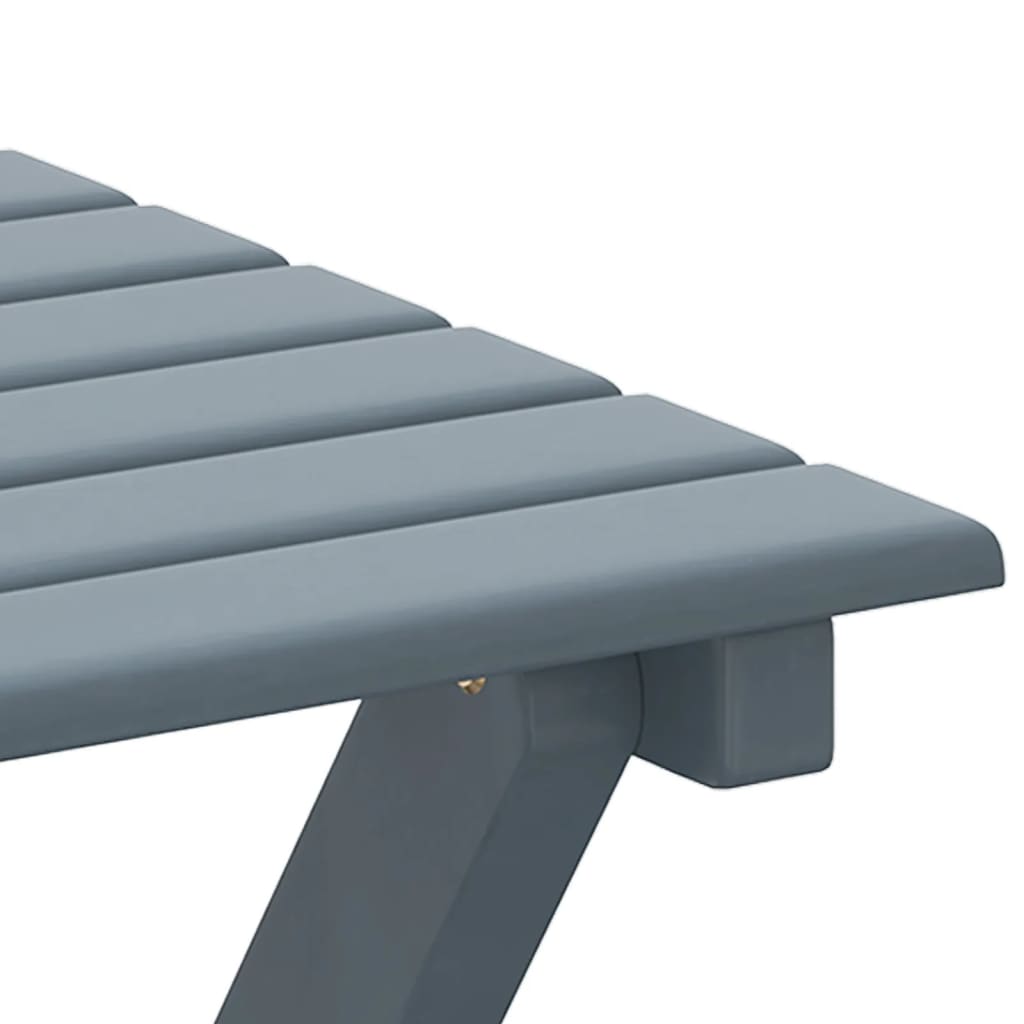 Schommelstoelen 2 st met inklapbare tafel populierenhout grijs is nu te koop bij PeponiXL, paradijselijk wonen!