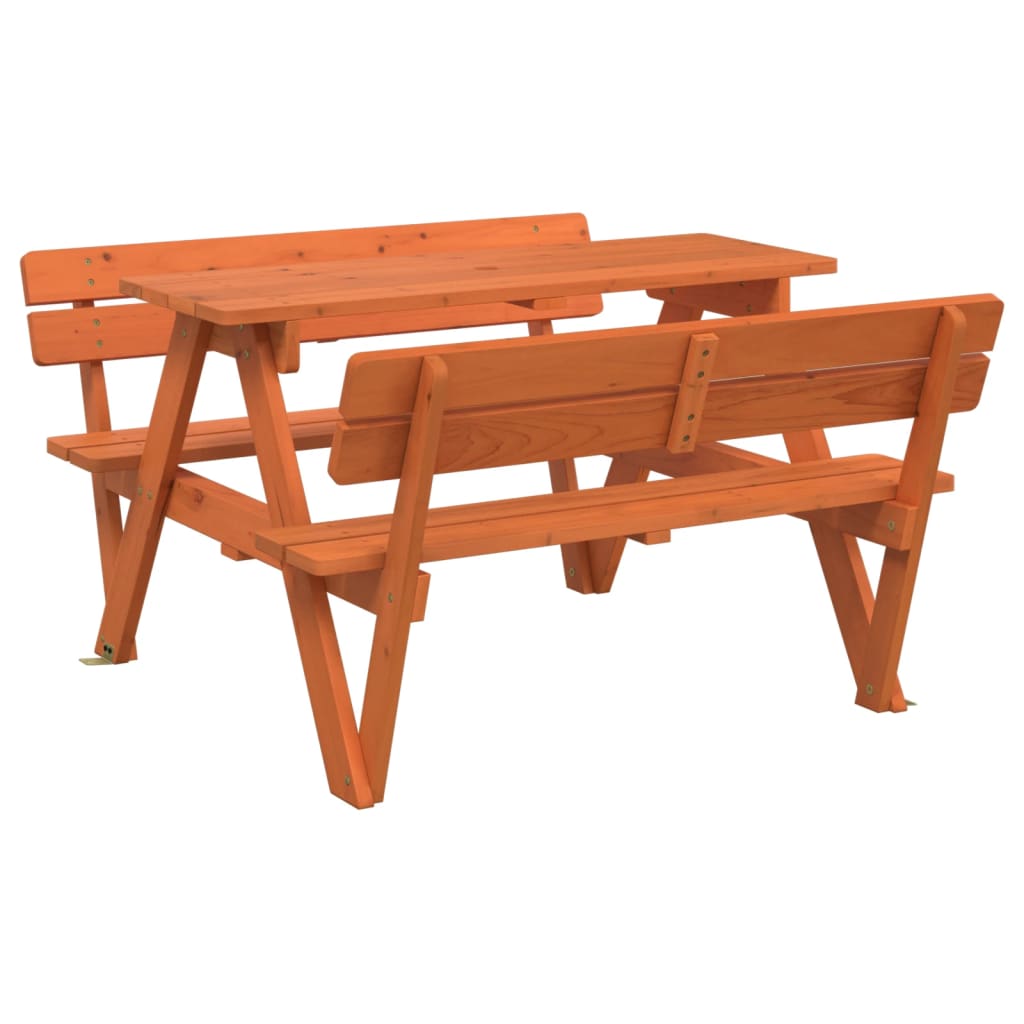 Picknicktafel voor 4 kinderen met parasol massief vurenhout is nu te koop bij PeponiXL, paradijselijk wonen!