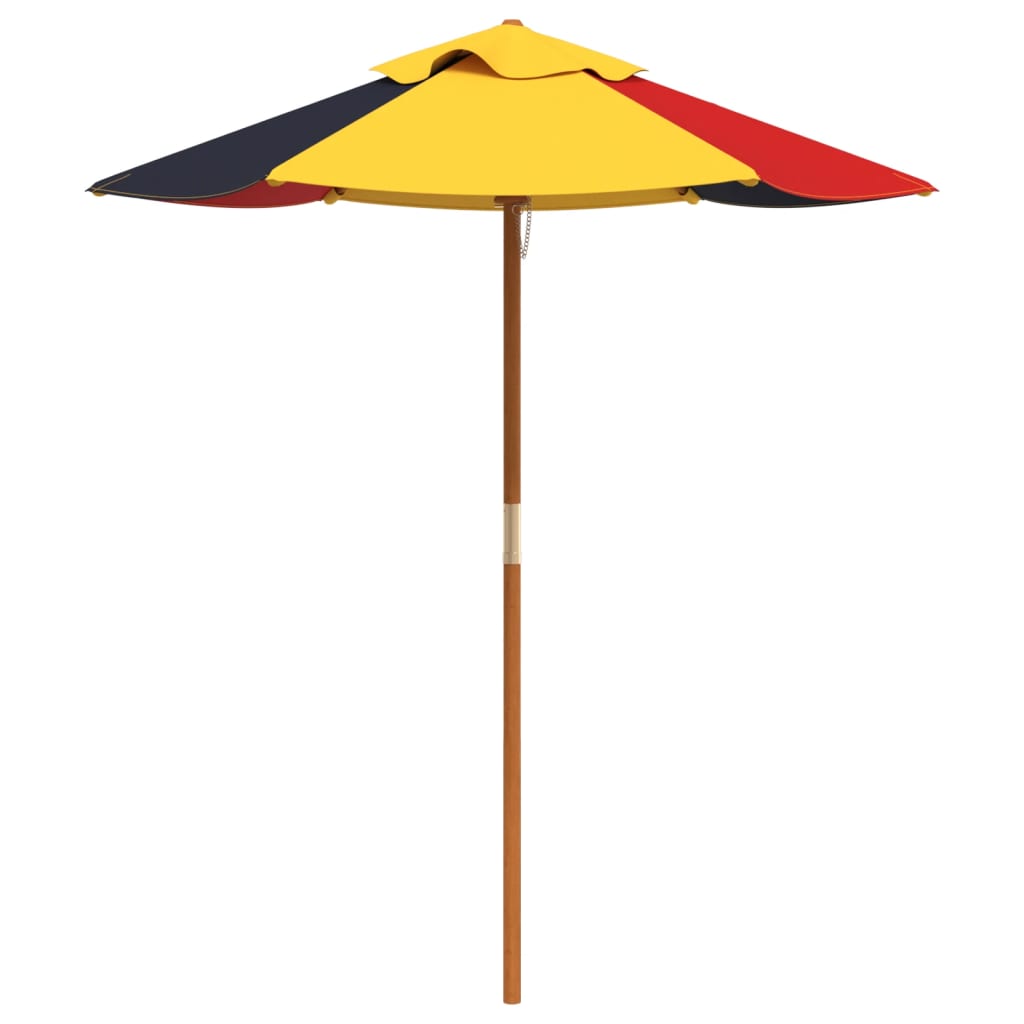 Picknicktafel voor 4 kinderen met parasol zeshoekig vurenhout is nu te koop bij PeponiXL, paradijselijk wonen!