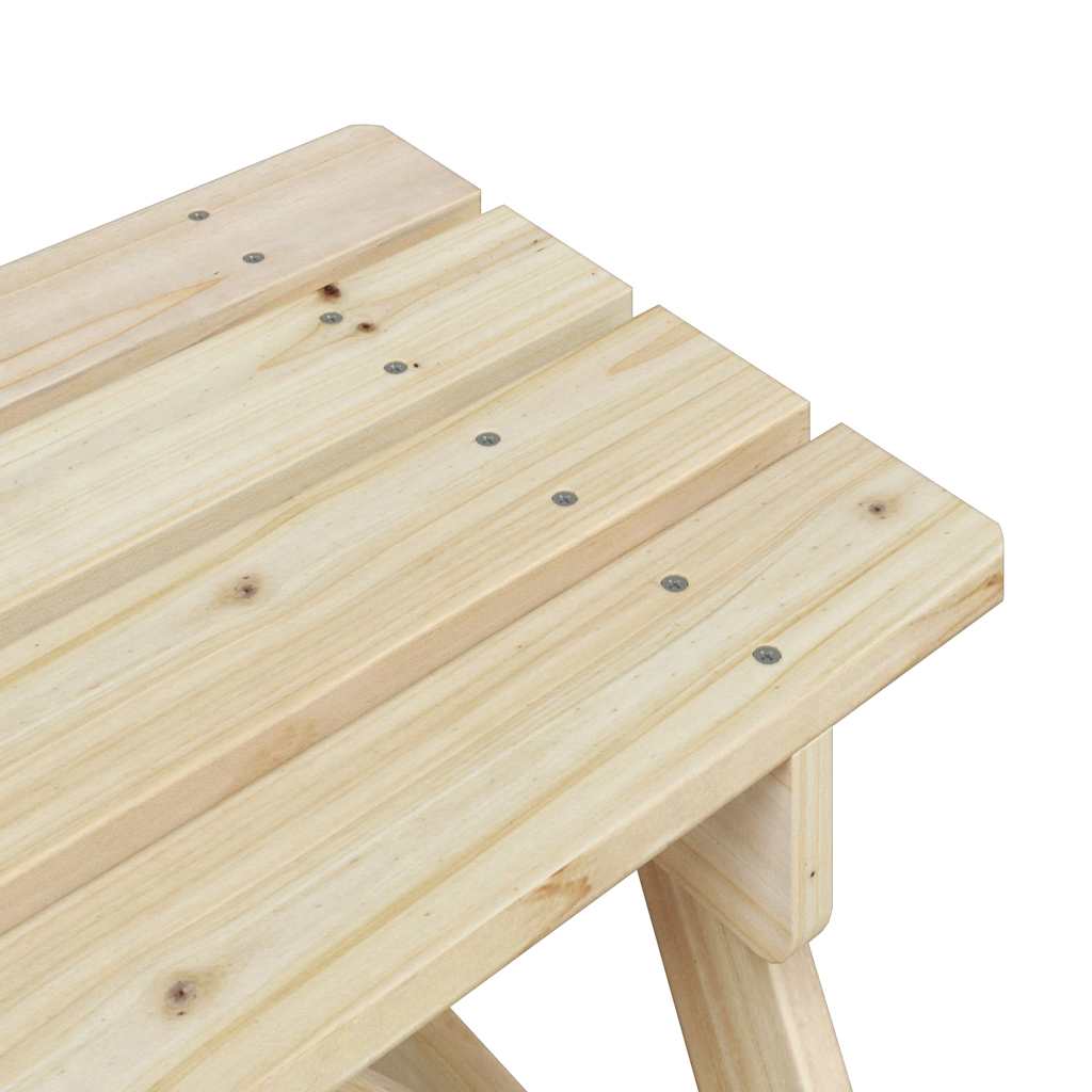 Picknicktafel voor 4 kinderen met parasolgat massief vurenhout is nu te koop bij PeponiXL, paradijselijk wonen!