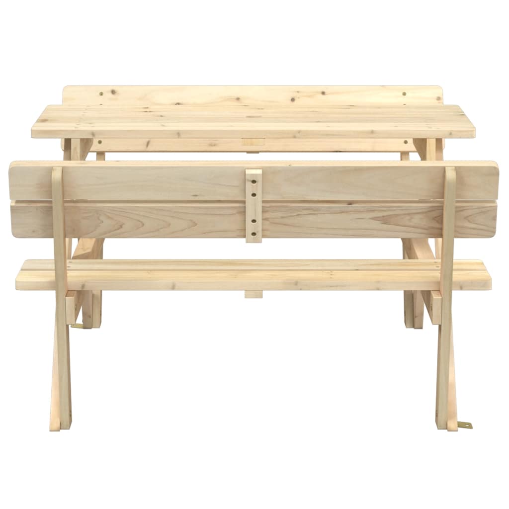 Picknicktafel voor 4 kinderen met parasolgat massief vurenhout is nu te koop bij PeponiXL, paradijselijk wonen!