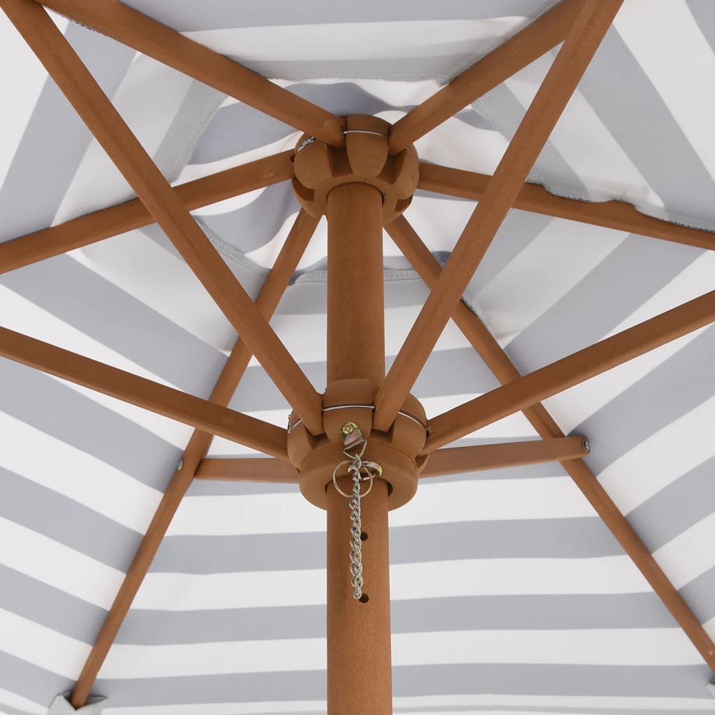 Parasol voor kinderen met houten paal Ø120x140 cm is nu te koop bij PeponiXL, paradijselijk wonen!
