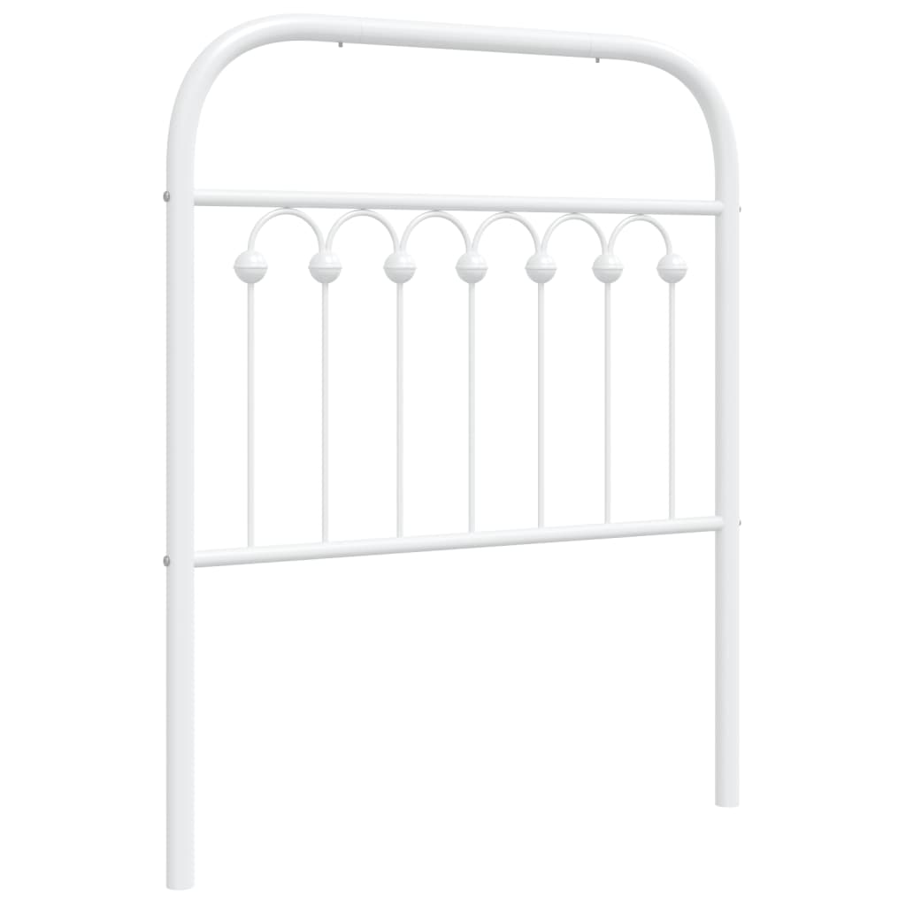 Vervangend hoofdbord 75 cm metaal wit is nu te koop bij PeponiXL, paradijselijk wonen!