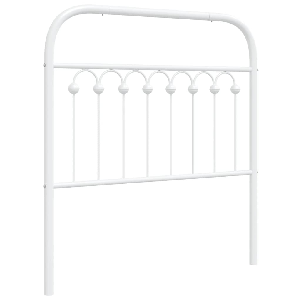 Vervangend hoofdbord 90 cm metaal wit is nu te koop bij PeponiXL, paradijselijk wonen!