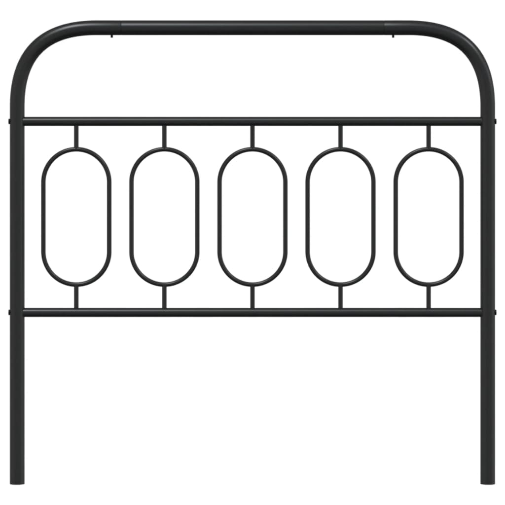 Vervangend hoofdbord 100 cm metaal zwart is nu te koop bij PeponiXL, paradijselijk wonen!
