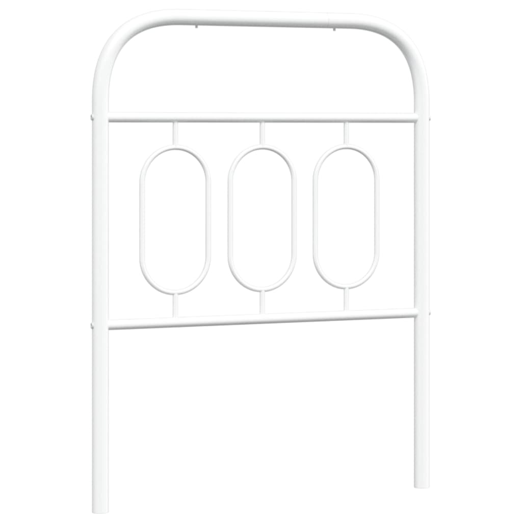 Vervangend hoofdbord 75 cm metaal wit is nu te koop bij PeponiXL, paradijselijk wonen!