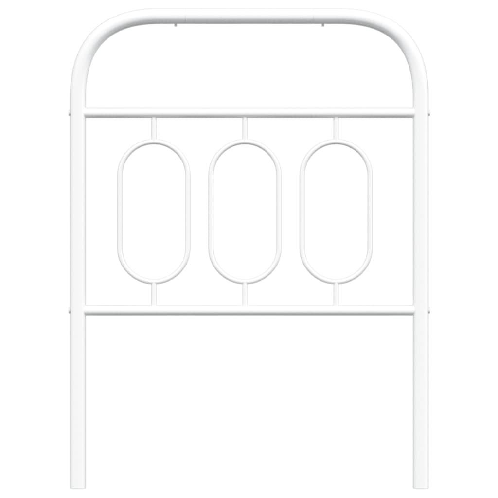 Vervangend hoofdbord 75 cm metaal wit is nu te koop bij PeponiXL, paradijselijk wonen!