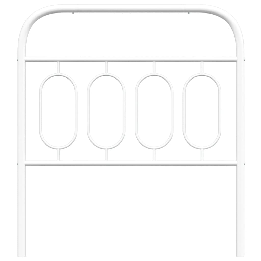 Vervangend hoofdbord 80 cm metaal wit is nu te koop bij PeponiXL, paradijselijk wonen!